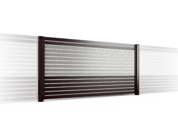 PP002P82 colore II przeslo ogrodzenie palisadowe stylizowane BORDER KONSPORT