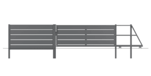 Ogrodzenie palisadowe PP002 (P305) KONSPORT BORDER