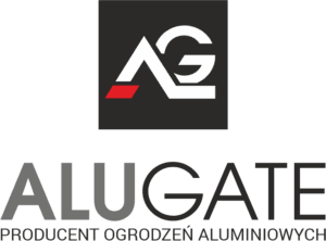 Alugate logo producent ogrodzeń z aluminium